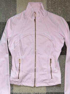 Light Pink Women's Zip-Up Jacket